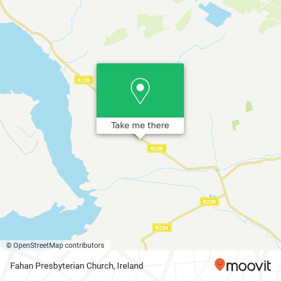Fahan Presbyterian Church map