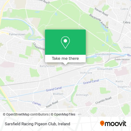Sarsfield Racing Pigeon Club map