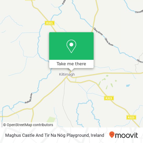 Maghus Castle And Tir Na Nóg Playground map