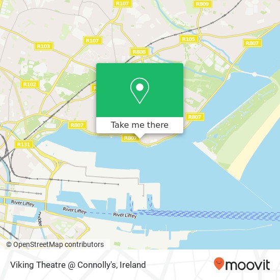 Viking Theatre @ Connolly's map