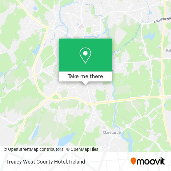 Treacy West County Hotel map
