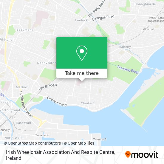 Irish Wheelchair Association And Respite Centre map
