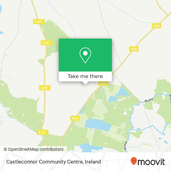 Castleconnor Community Centre map