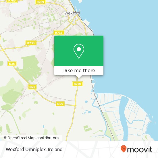 Wexford Omniplex map