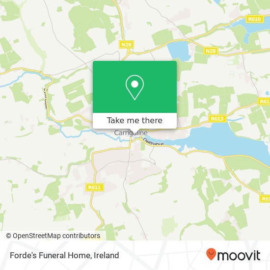 Forde's Funeral Home map