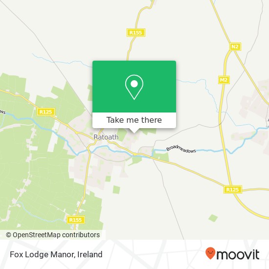 Fox Lodge Manor map