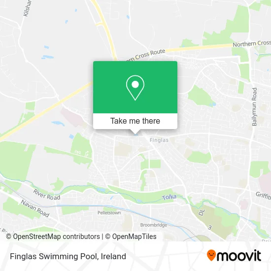 Finglas Swimming Pool map
