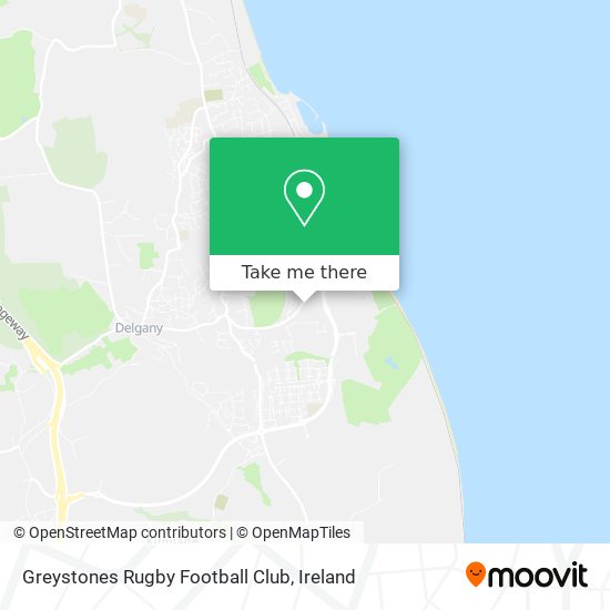 Greystones Rugby Football Club map