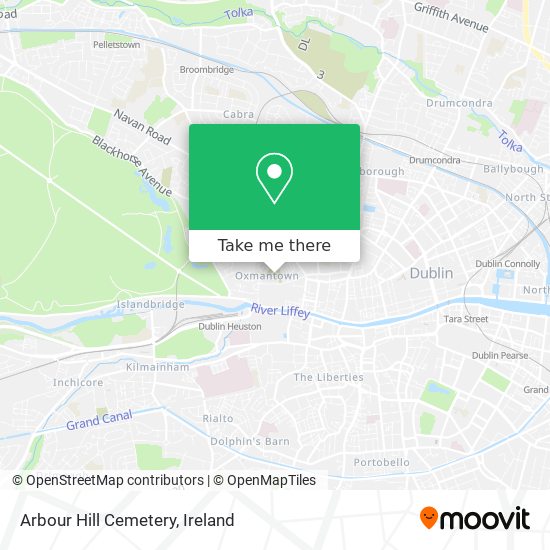 Arbour Hill Cemetery map