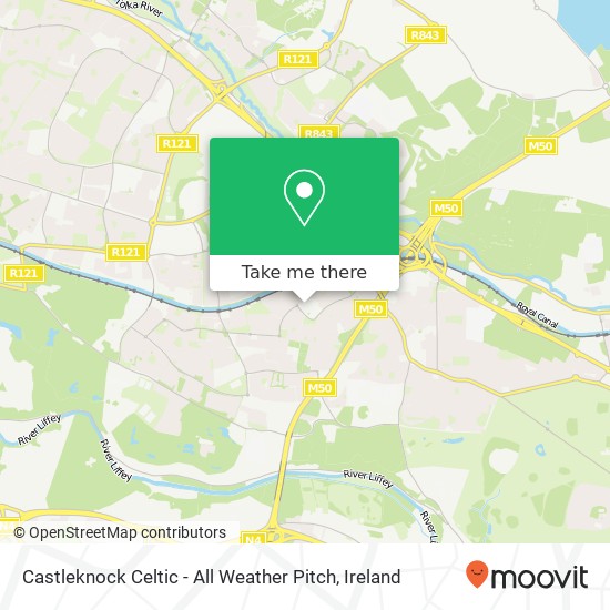 Castleknock Celtic - All Weather Pitch map