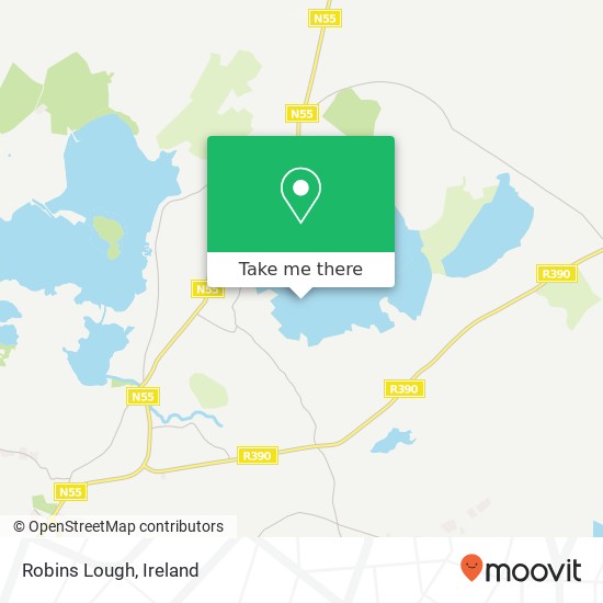 Robins Lough map