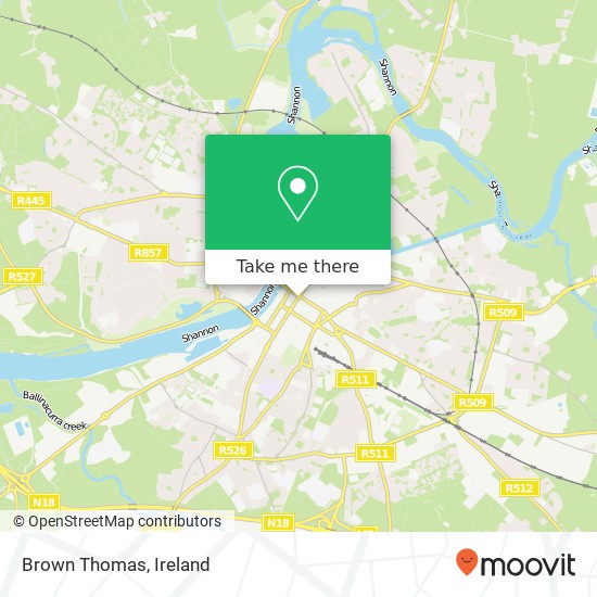 Brown Thomas map