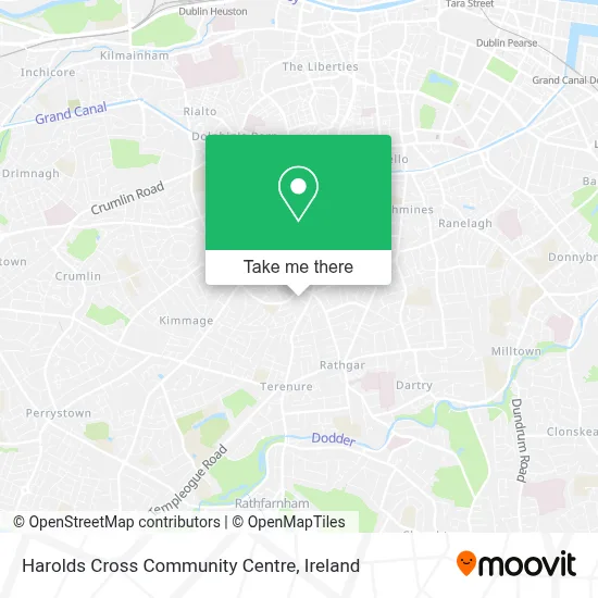 Harolds Cross Community Centre map