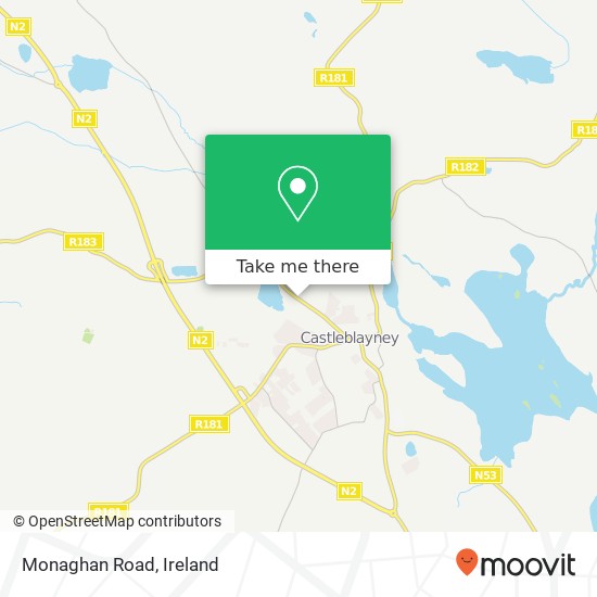 Monaghan Road map