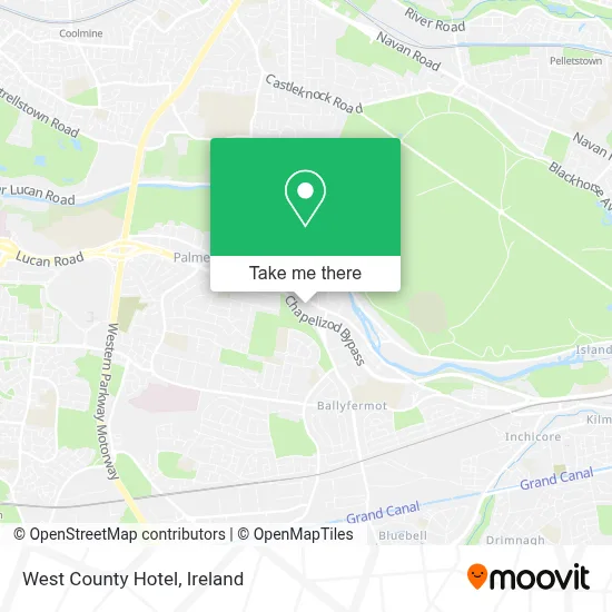 West County Hotel map