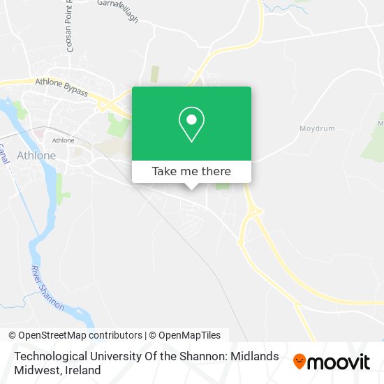 Technological University Of the Shannon: Midlands Midwest map