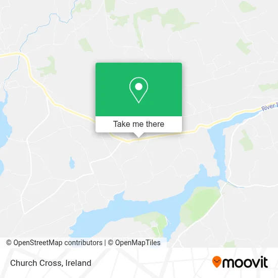 Church Cross map