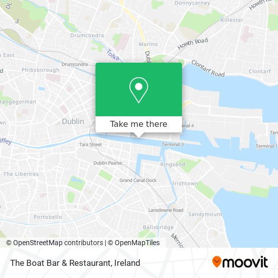 The Boat Bar & Restaurant map
