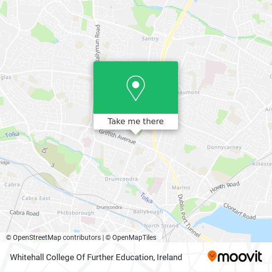 Whitehall College Of Further Education map