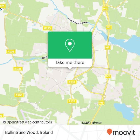 Ballintrane Wood map