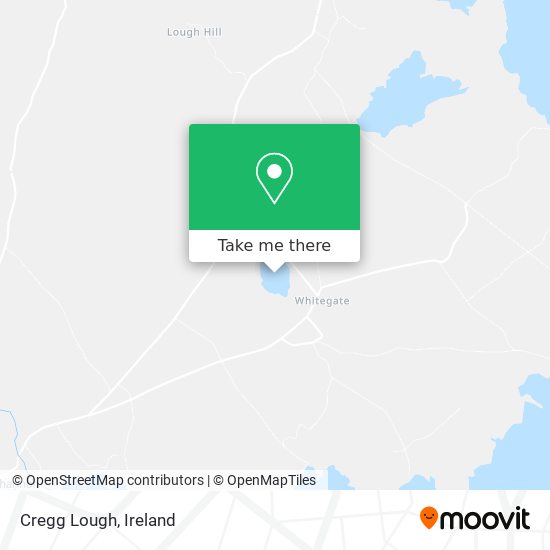 Cregg Lough map