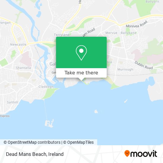Dead Mans Beach map