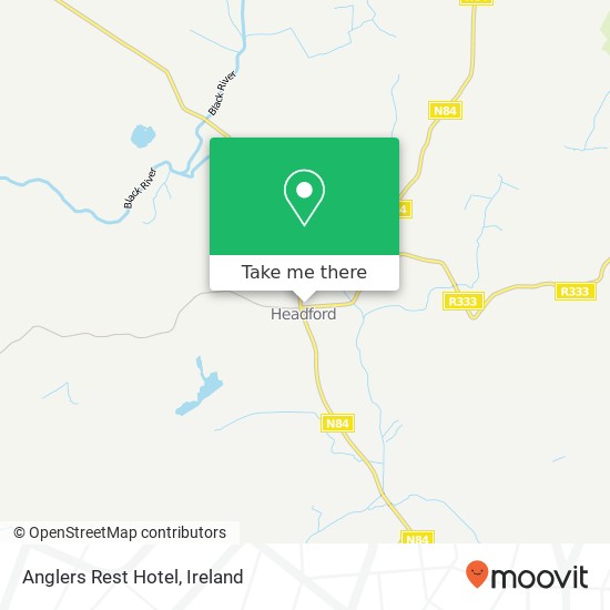 Anglers Rest Hotel map