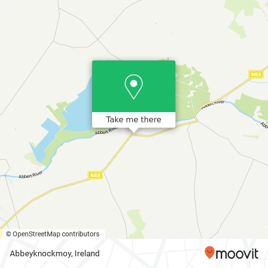 Abbeyknockmoy map