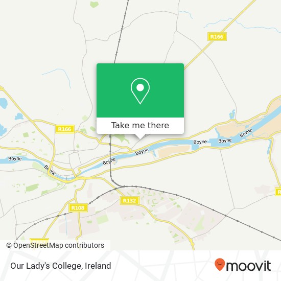 Our Lady's College map