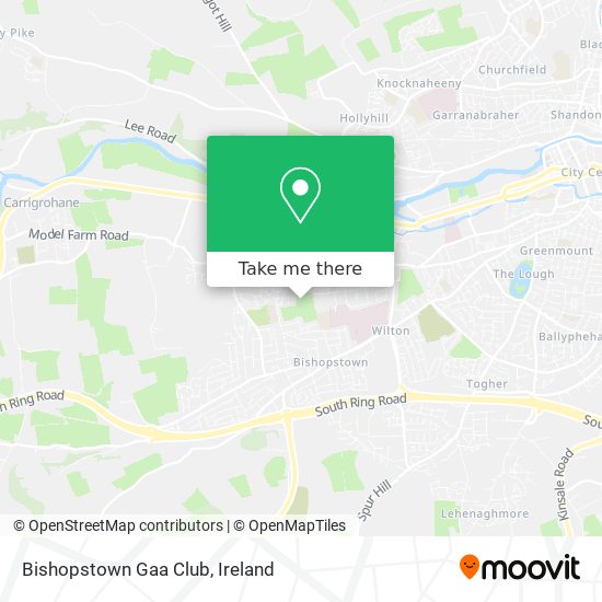 Bishopstown Gaa Club map