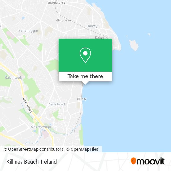 Killiney Beach map