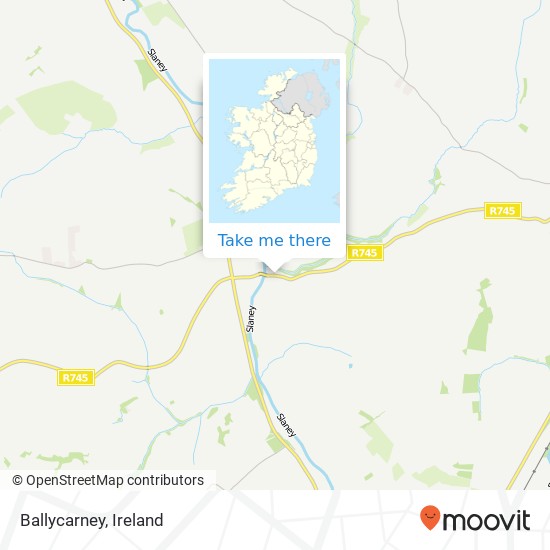 Ballycarney map