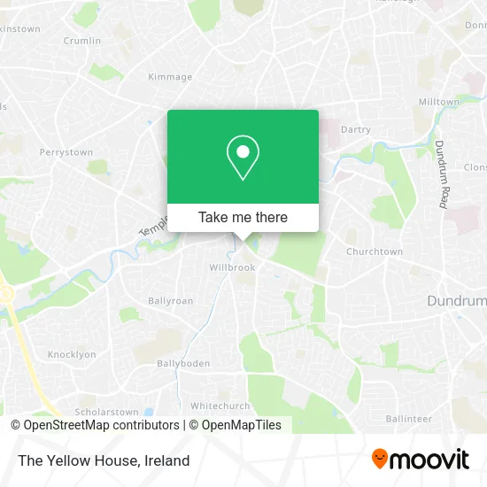 The Yellow House map