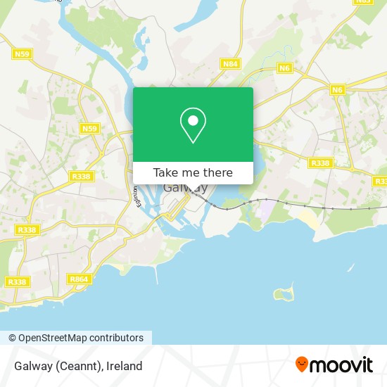 Galway (Ceannt) map