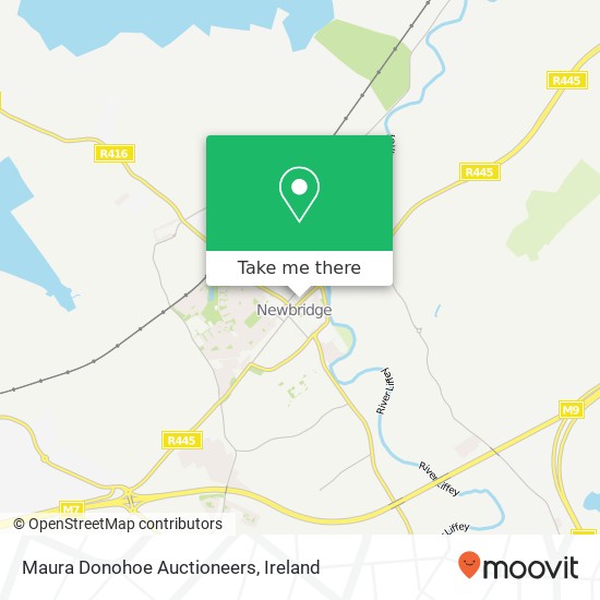 Maura Donohoe Auctioneers map