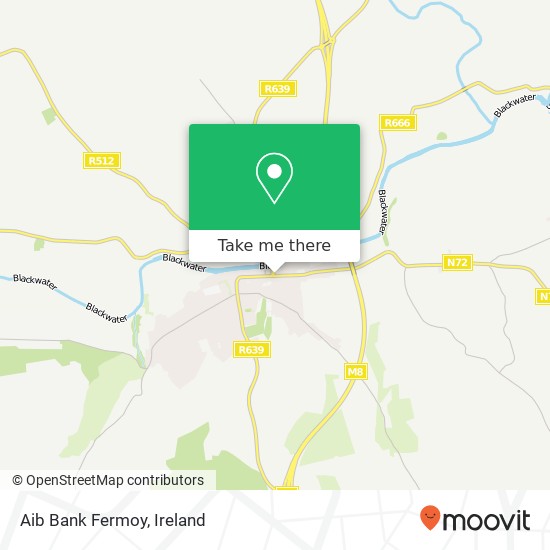 Aib Bank Fermoy map