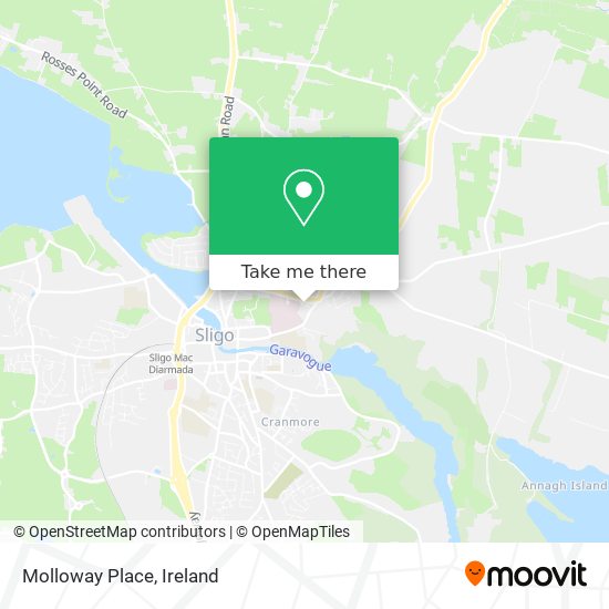 Molloway Place map