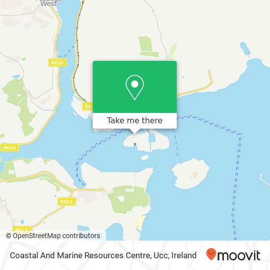 Coastal And Marine Resources Centre, Ucc map