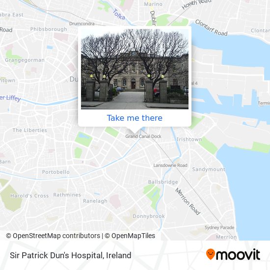 Sir Patrick Dun's Hospital map