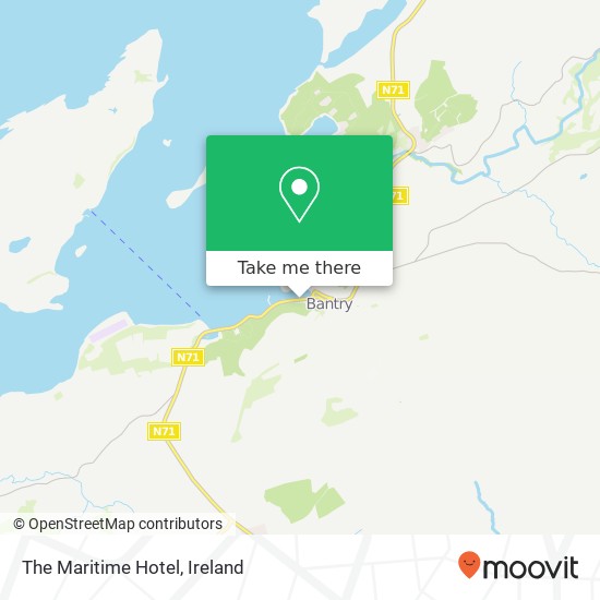 The Maritime Hotel map