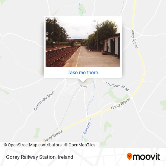 Gorey Railway Station map