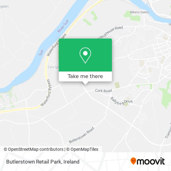 Butlerstown Retail Park map