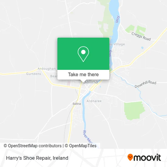 Harry's Shoe Repair map