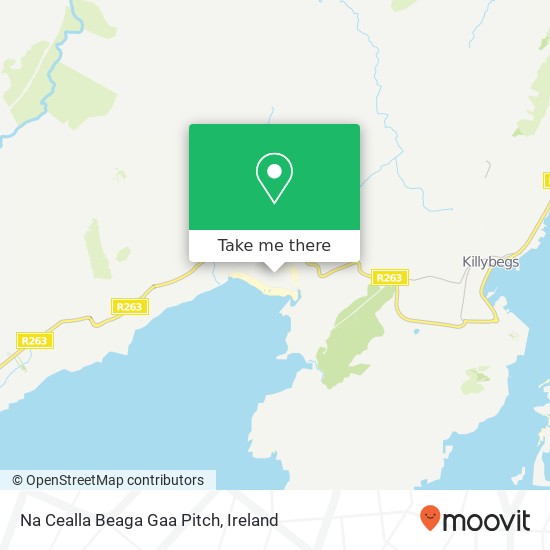 Na Cealla Beaga Gaa Pitch map