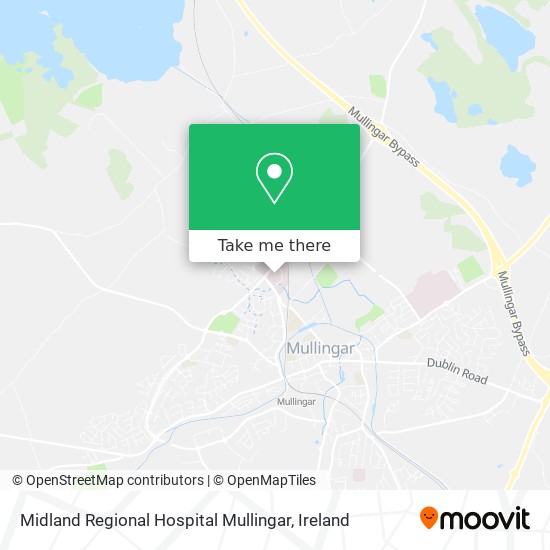 Midland Regional Hospital Mullingar map