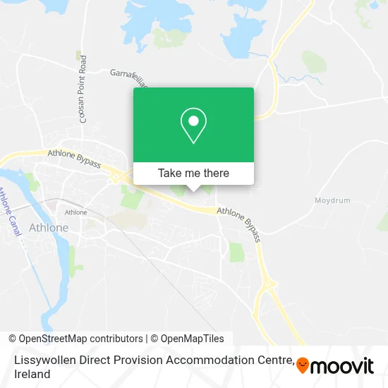 Lissywollen Direct Provision Accommodation Centre map