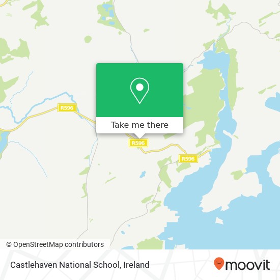 Castlehaven National School map