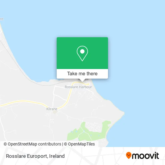 Rosslare Europort map