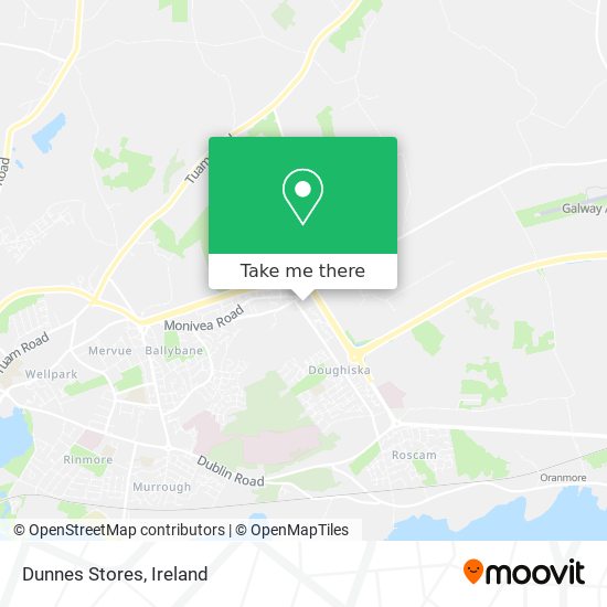 Dunnes Stores map