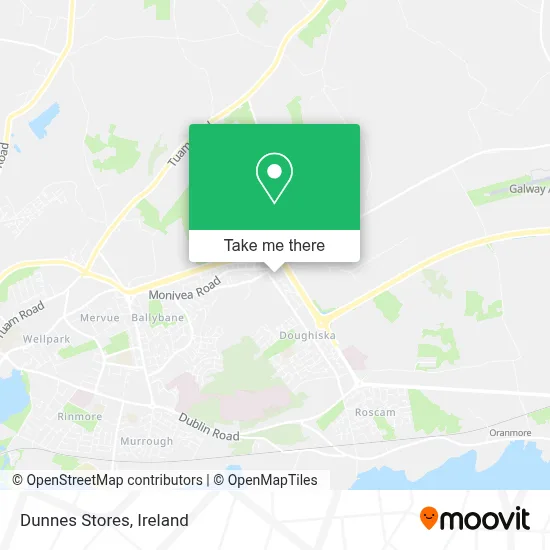 Dunnes Stores map